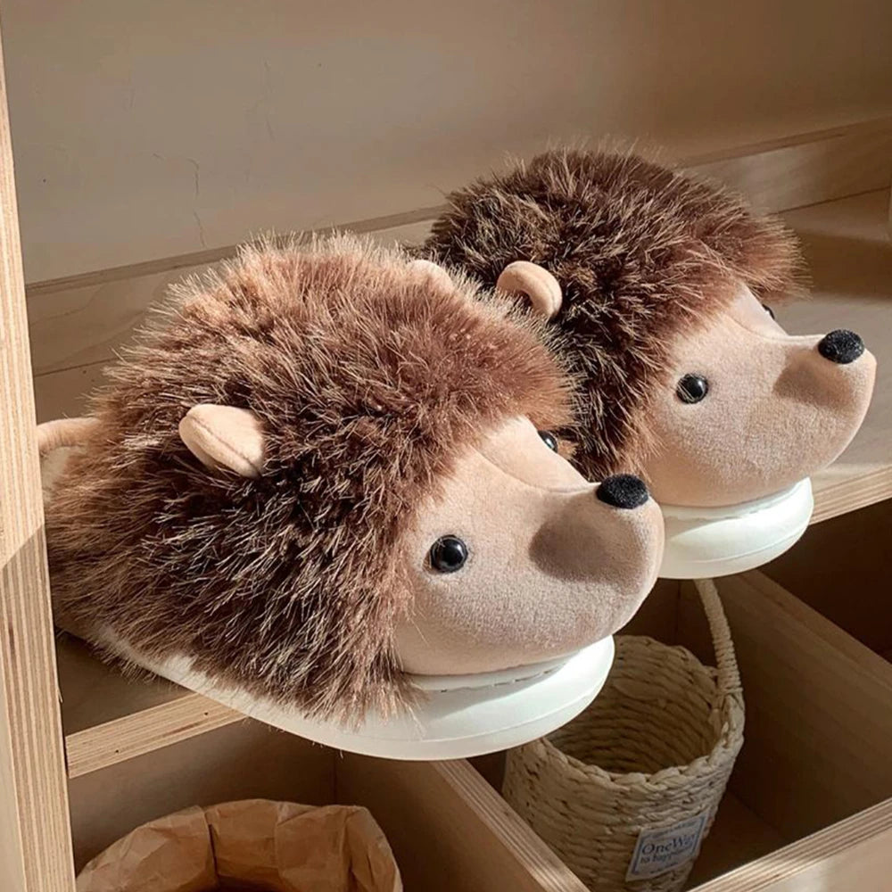 Smiling Hedgehog Slippers