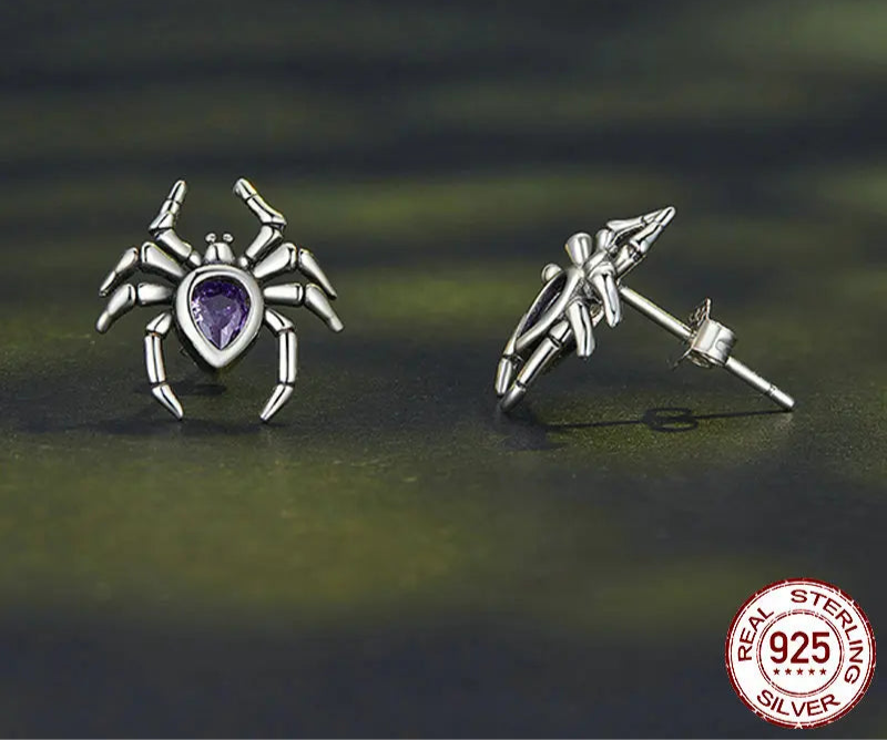 Realistic Spider Jewelry Set