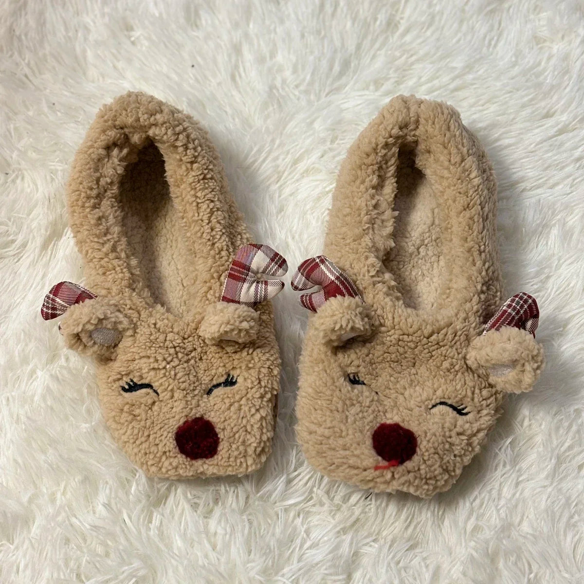 Christmas Elk Slippers