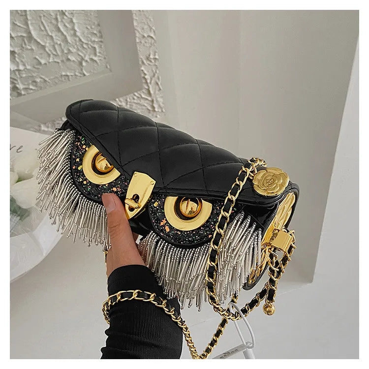 Miss. Tassel Owl Purse