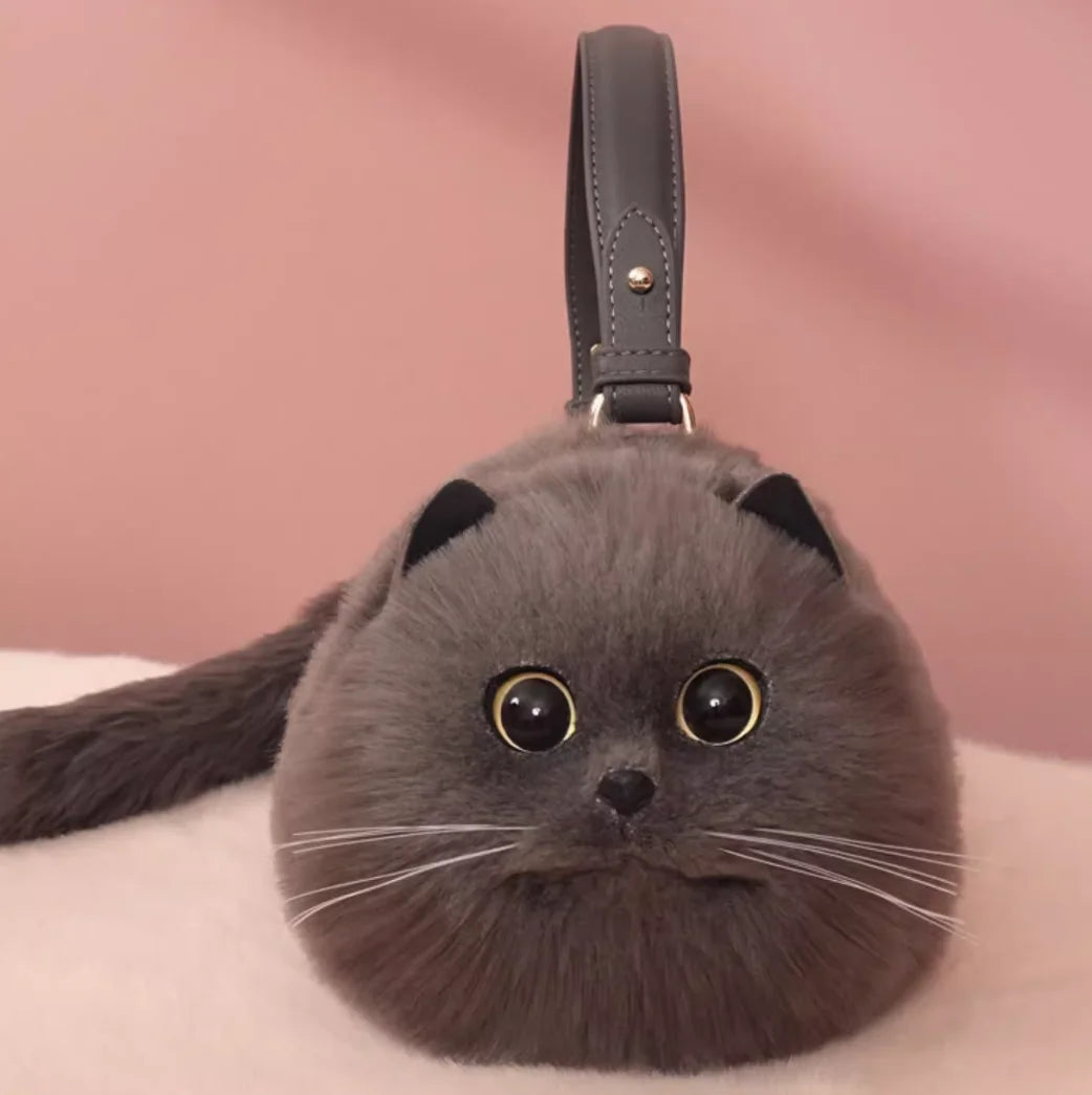 Realistic Cat Mini Handbags