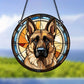 Artistic Hanging Dog Ornament - Style's Bug German Shepherd / 1 x Ornament