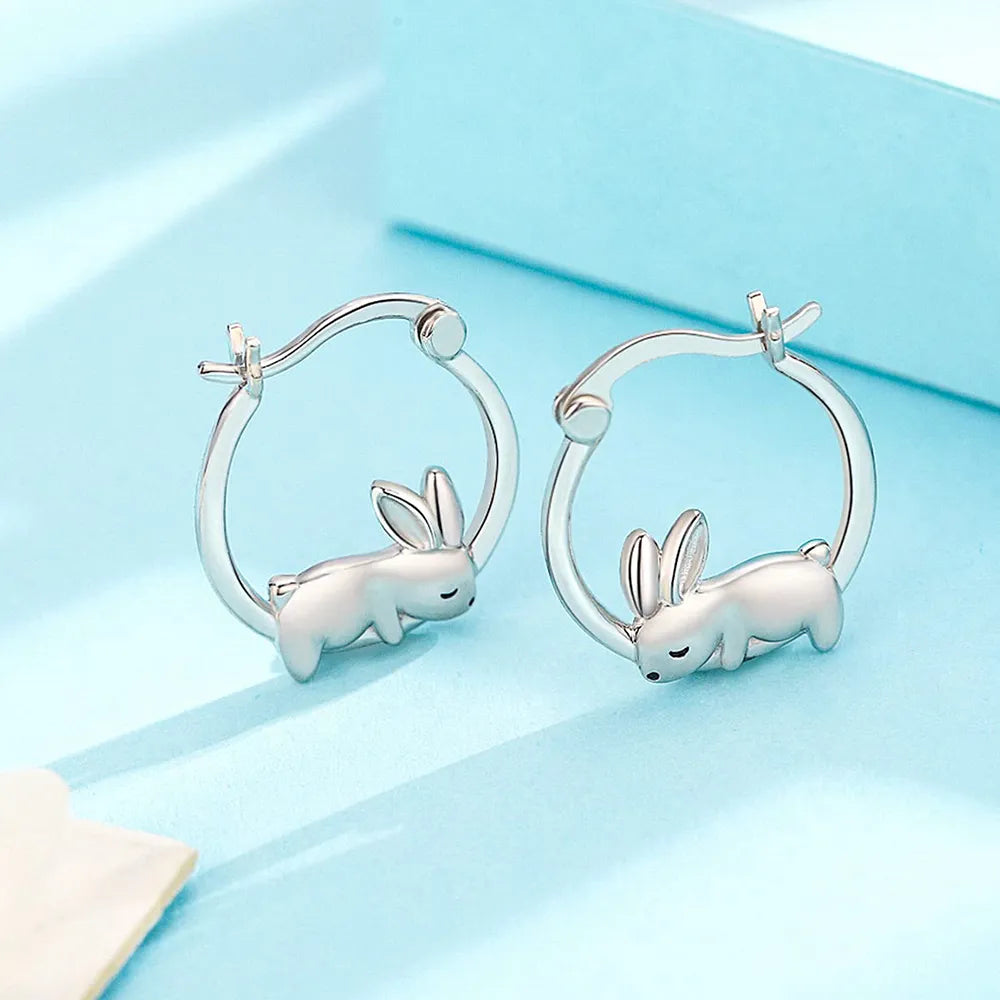 Sleeping Rabbit Earrings