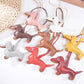 Realistic Dachshund PU leather Keychains