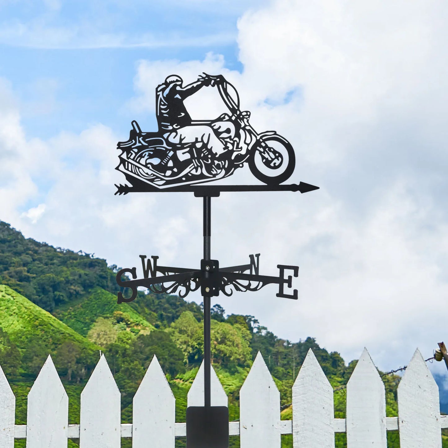 Motorcyclist Weather vanes