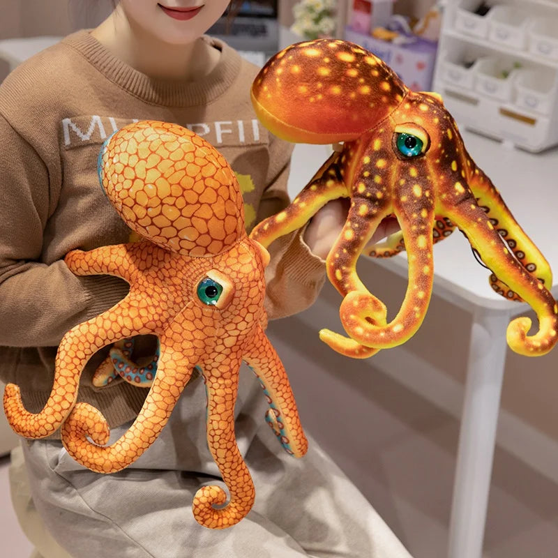 Realistic Octopus Plushie Couple