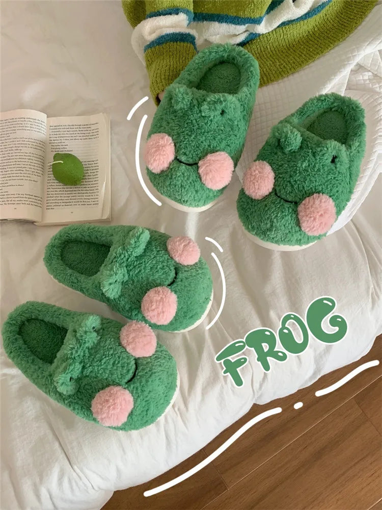 Cozy Frog Indoor Slippers / Shoes