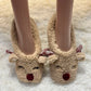 Christmas Elk Slippers