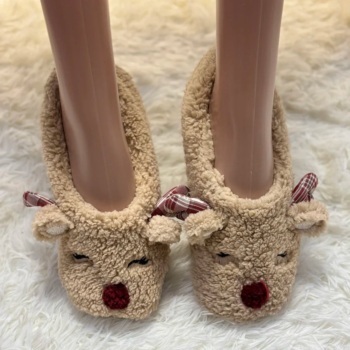 Christmas Elk Slippers