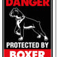 Danger Protected by Dog Warning Signs