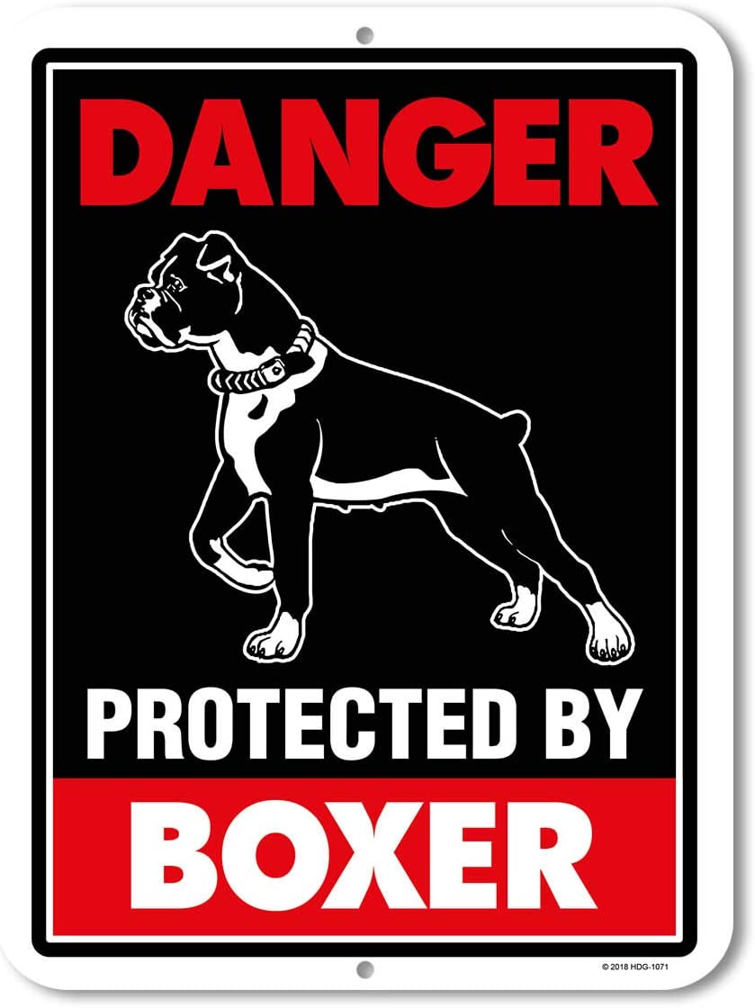 Danger Protected by Dog Warning Signs