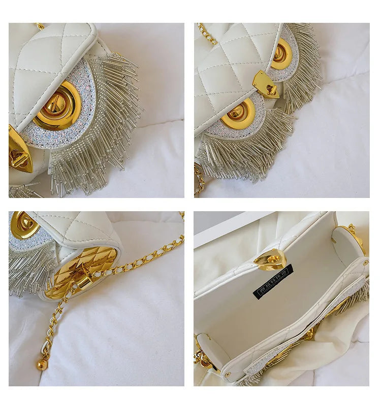 Miss. Tassel Owl Purse