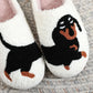 Thick Dachshund Indoor Slippers