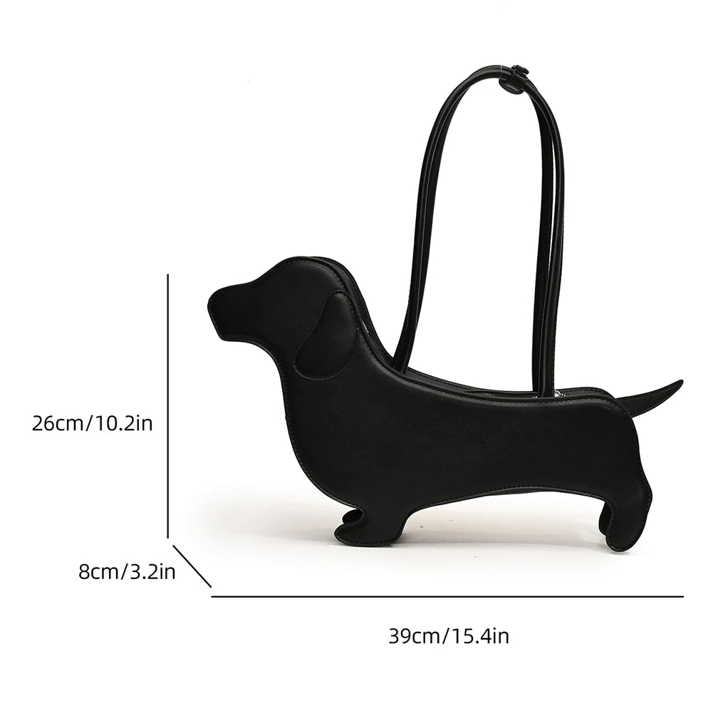 Standable Dachshund Shoulder Bag