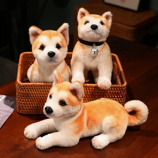 Realistic Akita Puppy Plushies