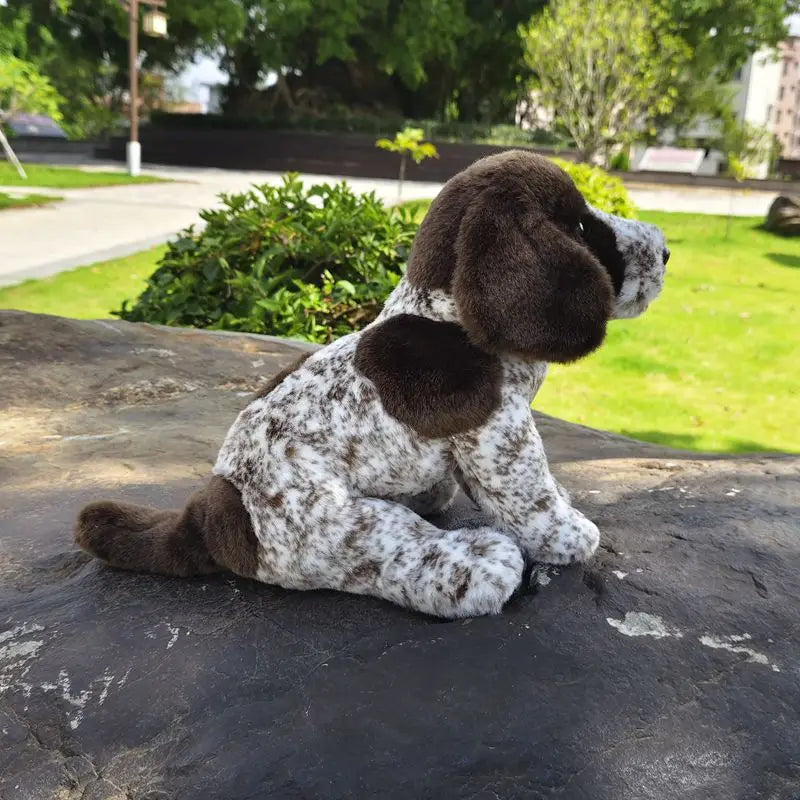 Realistic GSP puppy plushie