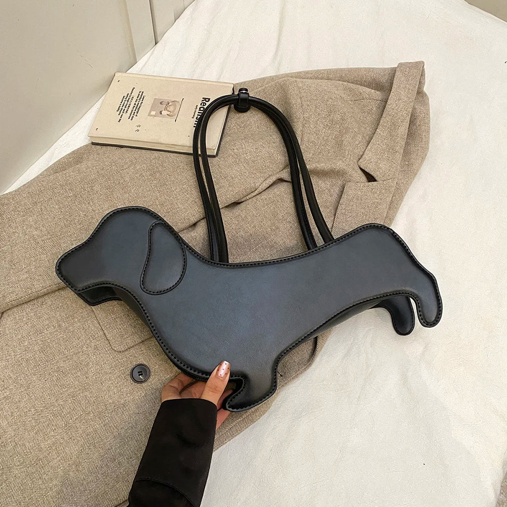 Standable Dachshund Shoulder Bag