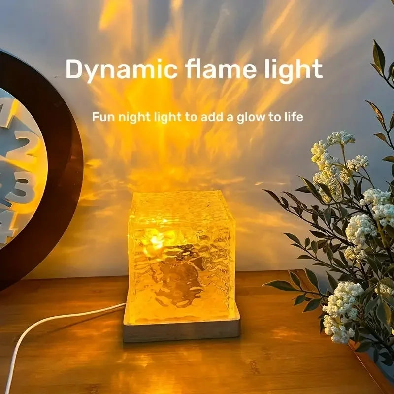 Dynamic Water Ripple Night Light (16 colors + Remote)