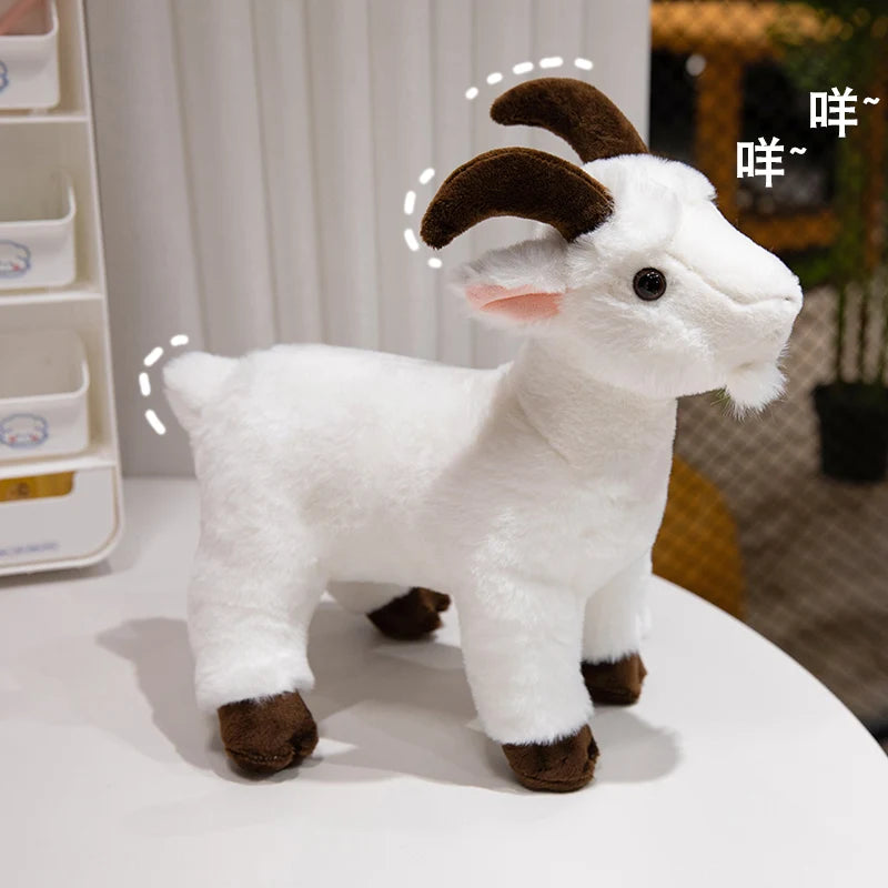 Realistic Goat Plushie Family