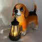 Realistic Beagle Solar Lamp