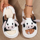 Cozy Indoor Cow Slippers