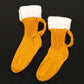 Knitted Beer Mug Socks - Thick and Cozy