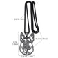 German Shepherd Face Necklace