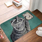 Raccoon "Your But* Napkins My Lady" bath mat