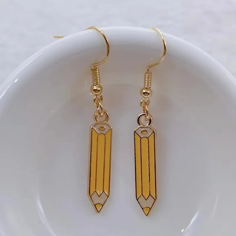 "Pencil and Shavings" Earrings