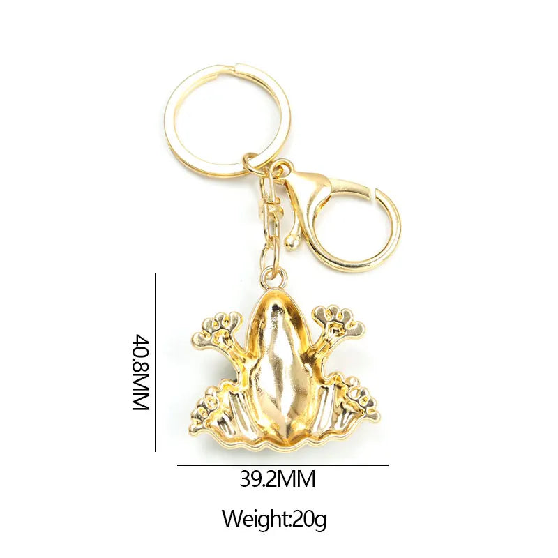 Realistic Frog Keychains (2pcs pack)