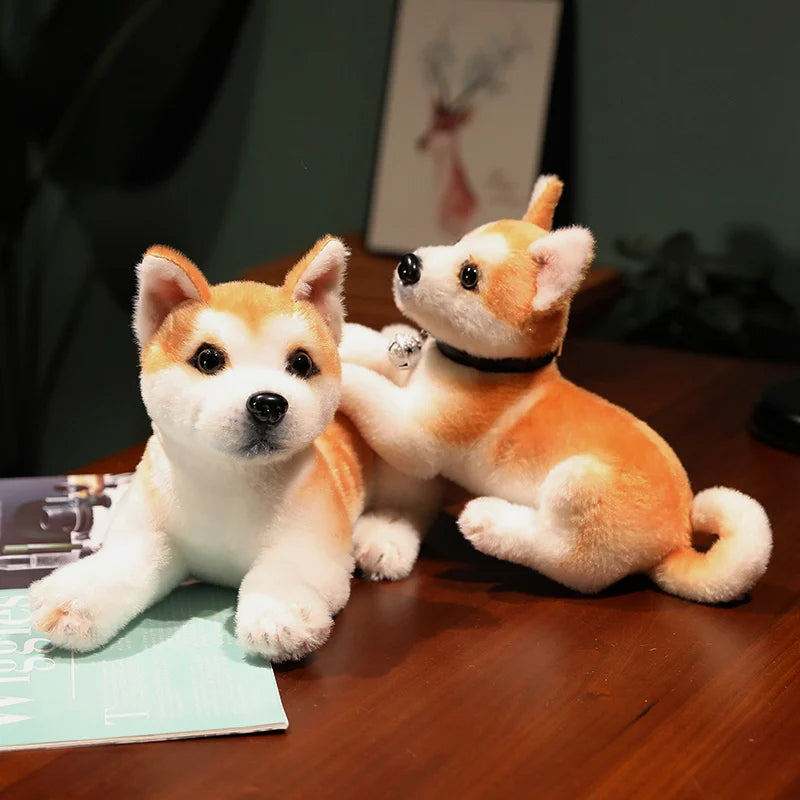 Lifelike Shiba Puppy Plushies