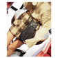 Realistic Sitting Black Cat Crossbody bag