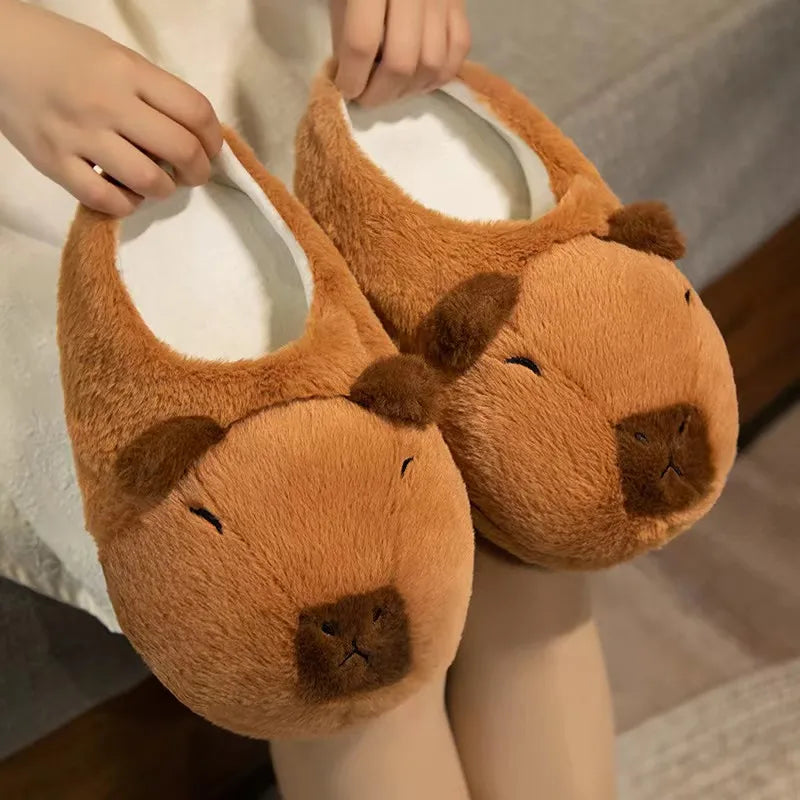 Cozy Capybara Slippers (ONE SIZE FITS ALL)