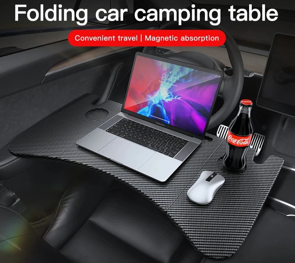 Foldable Car Table (Compatible with Tesla model 3 and Y)