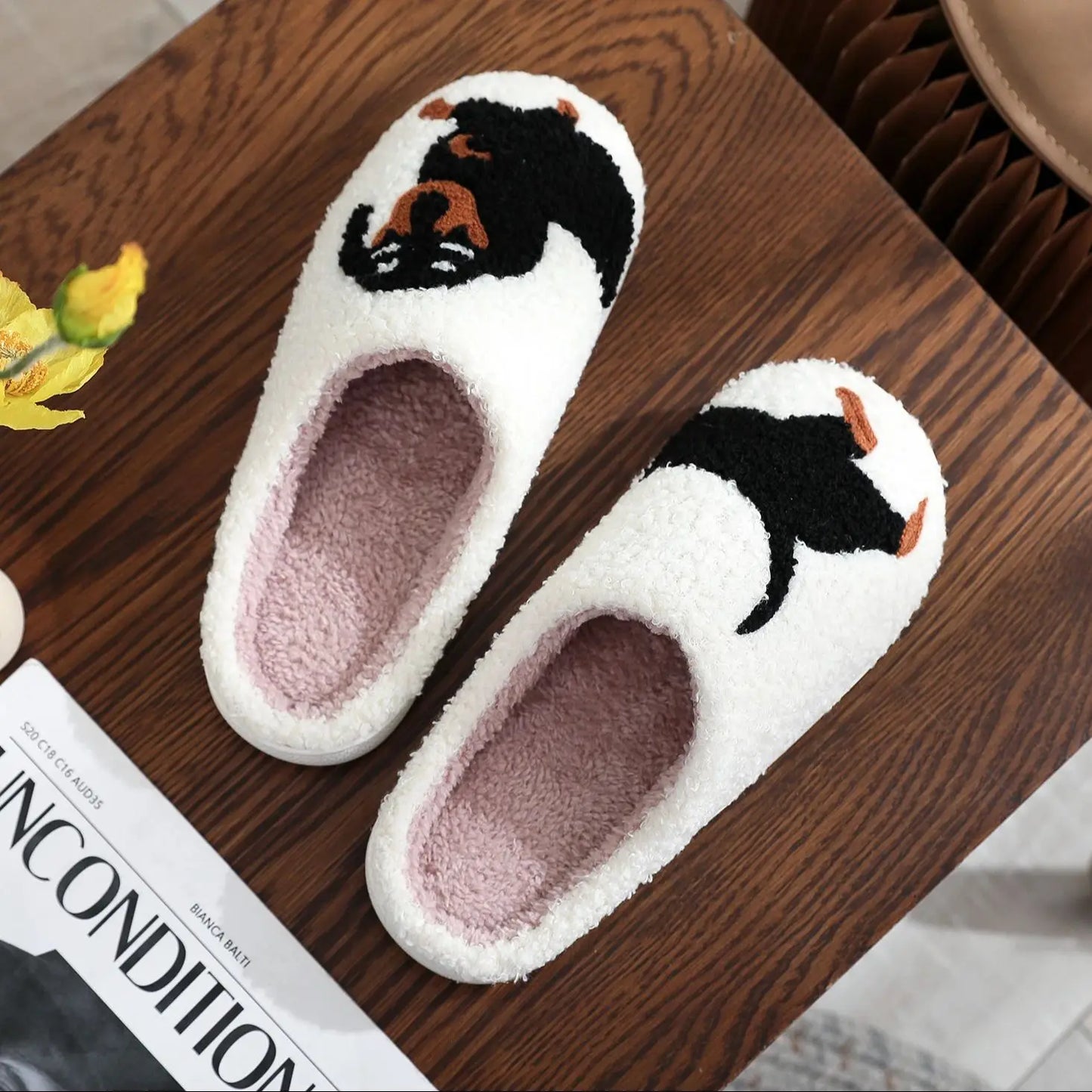 Thick Dachshund Indoor Slippers