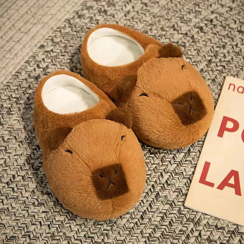 Cozy Capybara Slippers (ONE SIZE FITS ALL)