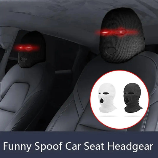 Funny Burglar Masks for Tesla Seats (2pcs)