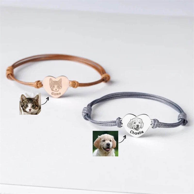 PAWsonalized Pet Portrait bracelets by Style's Bug