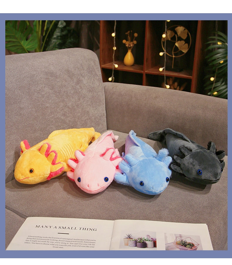 Realistic Axolotl plushies