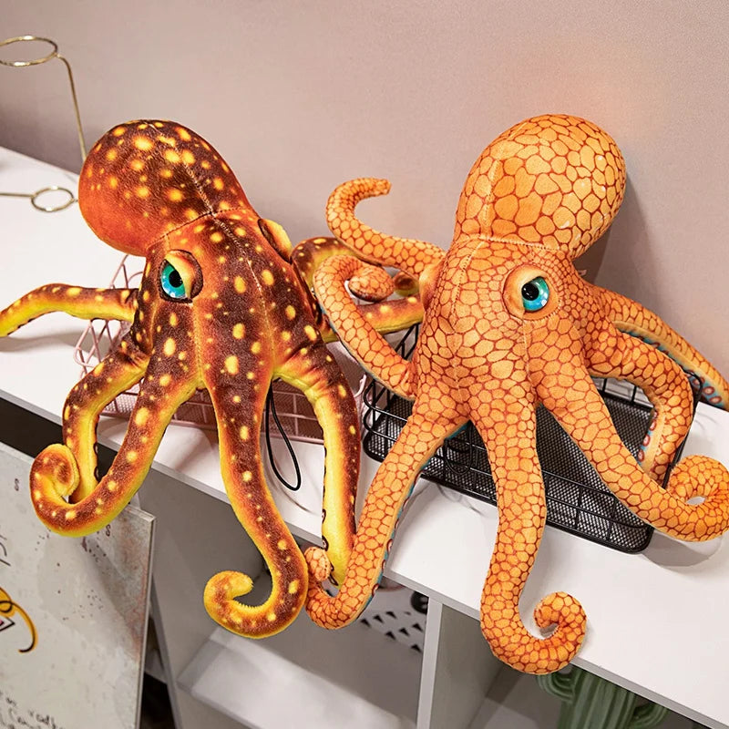 Realistic Octopus Plushie Couple