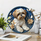 Realistic Coton de Tulear Alloy plaques