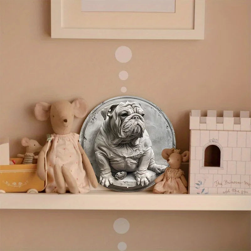 Realistic Bulldog Ornament