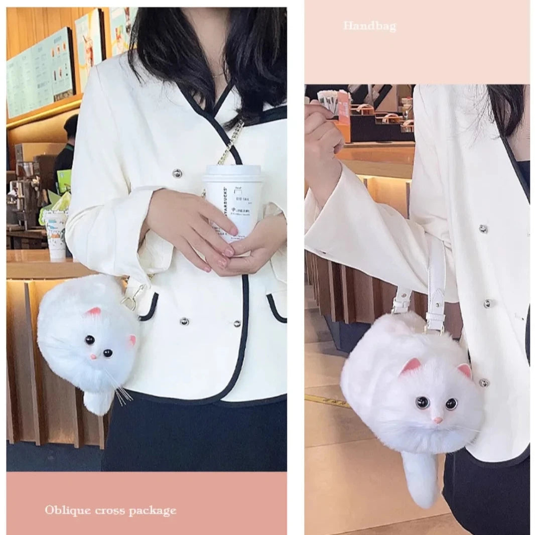 Realistic Cat Mini Handbags