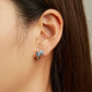 Blue Gem Hummingbird Earrings