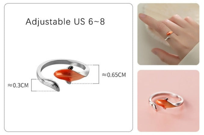 " The Blind Koi " Adjustable Ring