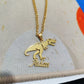 Personalised Dinosaur Necklace