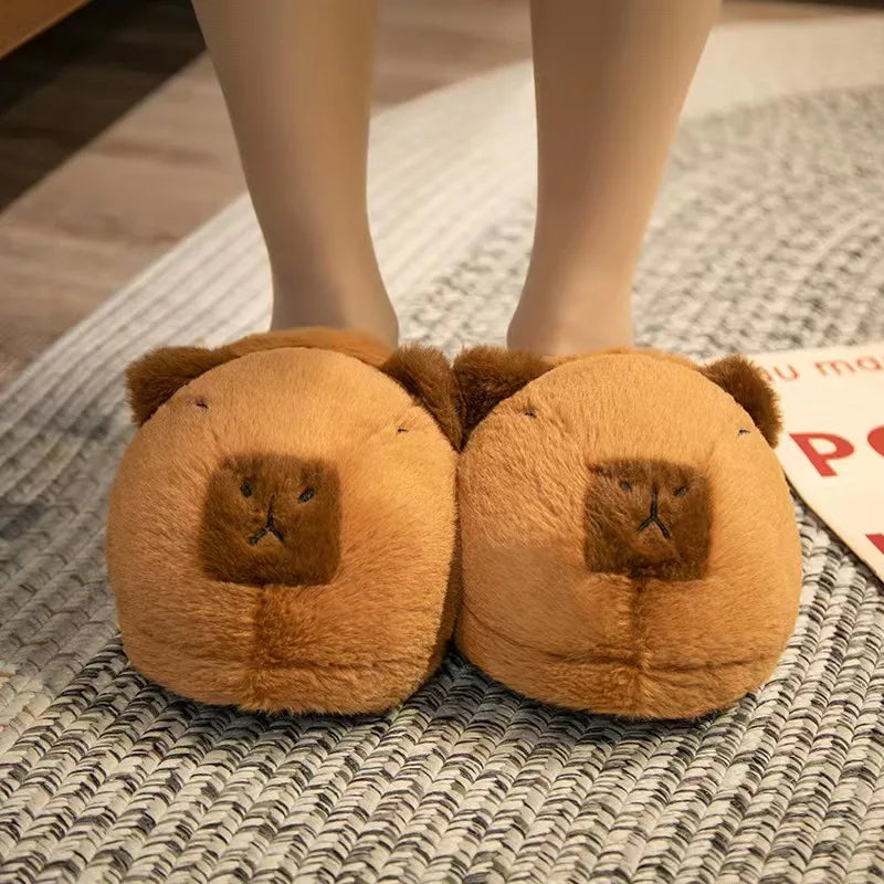 Cozy Capybara Slippers (ONE SIZE FITS ALL)