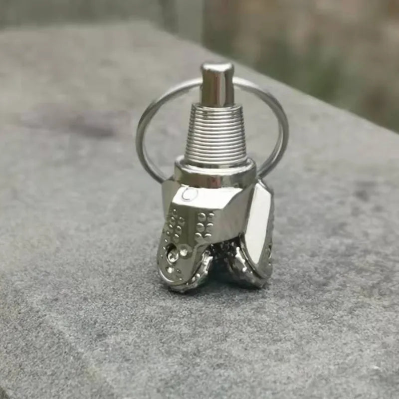 Rotating Oil Drill bit Keychains by SB