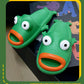 Funny Frog Slippers