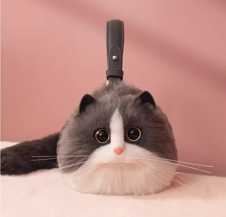 Realistic Cat Mini Handbags